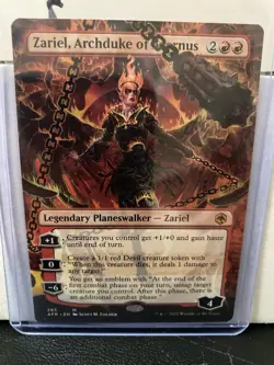 Zariel, Archduke of Avernus (Borderless) #285 NM Forgotten Realms AFR Magic MTG - Image 1