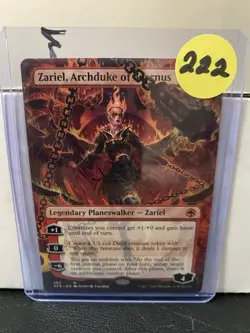 Zariel, Archduke of Avernus (Borderless) #285 NM Forgotten Realms AFR Magic MTG - Image 3
