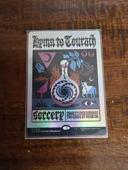 Magic the Gathering Secret Lair Encyclopedia Of Magic FOIL Hymn To Tourach - Image 1