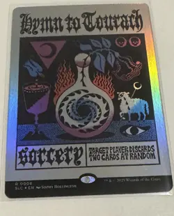 1x FOIL Hymn To Tourach MTG Encyclopedia Of Magic Secret Lair NM - Image 1