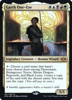 Garth One-Eye - Foil Prerelease Promo MH2 LP MTG - Image 1