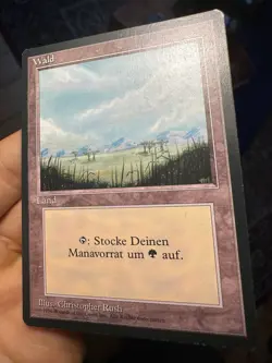 German FBB • Misprint Wald "Forest Plains" • Unplayed / NM • Mtg (620) - Image 2