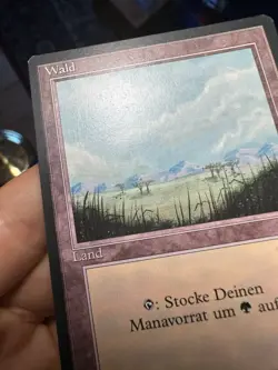 German FBB • Misprint Wald "Forest Plains" • Unplayed / NM • Mtg (620) - Image 4