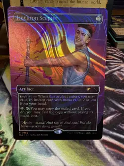 Isochron Scepter (Halo Foil) #0036, SLC, Secret Lair: An Encyclopedia of Magic - Image 1