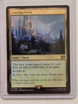 Starting Town Final Fantasy Foil - MTG R 0289 - NM Condition Fresh Pull - Image 1