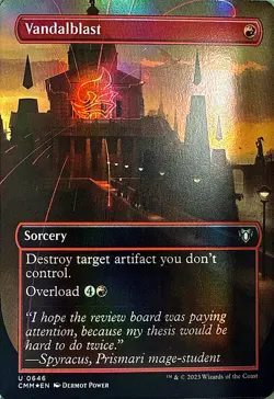 Vandalblast (Borderless) Foil U Commander Masters 646 NM - Image 1
