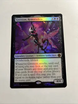 Gwenom, Remorseless - Marvel's Spider-Man Foil MTG Plus Bonus Rare!!! - Image 1