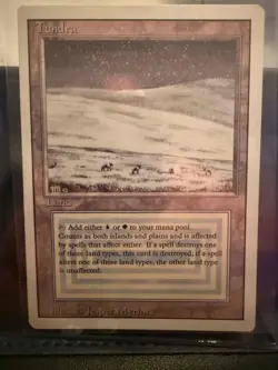 MTG | Tundra Land | Revised Edition | Never Played | Gem Mint - Image 1