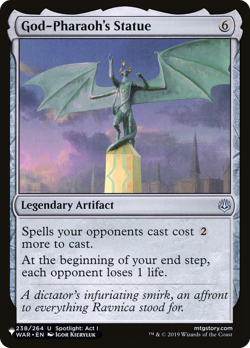 God-Pharaoh's Statue [The List] Magic MTG - Image 1