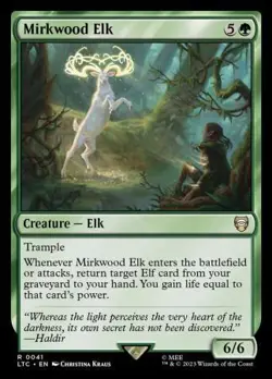 MTG The Lord of the Rings Commander - Mirkwood Elk - Image 1