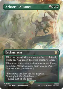 MTG The Lord of the Rings Commander - Arboreal Alliance (Borderless) - Image 1