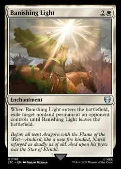 MTG The Lord of the Rings Commander - Banishing Light - Image 1