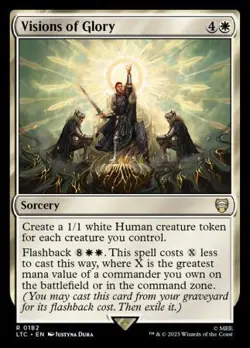MTG The Lord of the Rings Commander - Visions of Glory - Image 1