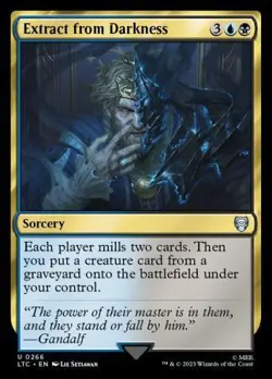 MTG The Lord of the Rings Commander - Extract from Darkness - Image 1