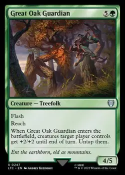 MTG The Lord of the Rings Commander - Great Oak Guardian - Image 1