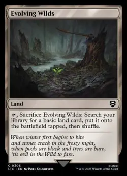 MTG The Lord of the Rings Commander - Evolving Wilds - Image 1