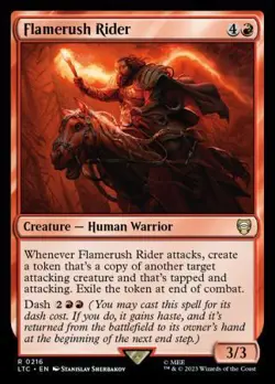 MTG The Lord of the Rings Commander - Flamerush Rider - Image 1