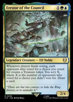 MTG The Lord of the Rings Commander - Erestor of the Council - Image 1