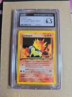 Cyndaquil 56/111 Neo Genesis Regular for sale online - Image 1