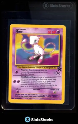 1999 POKEMON WIZARDS BLACK STAR PROMOS #8 MEW - Image 1