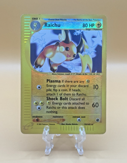Pokemon TCG Raichu Expedition Base Set Reverse Holo Holo Card 25/165 - Image 1
