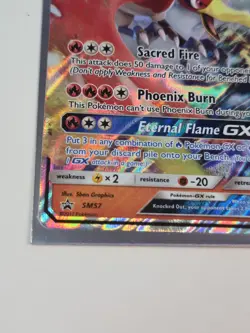 Pokemon TCG HO-OH GX Sun & Moon Sm57 Promo Promo - Image 5