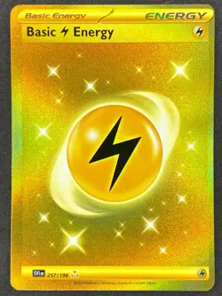 Pokemon Lightning Energy Hyper Rare 257/198 SVI Scarlet & Violet NM - Image 1