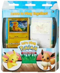 Pokemon Let's Play Pokemon TCG Box of 2 Decks - Pikachu and Eevee 820650807824 - Image 1