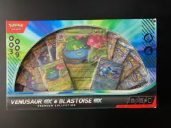 Pokemon TCG Venusaur ex & Blastoise ex Premium Collection Factory Sealed Box - Image 1