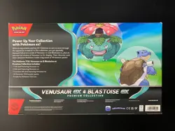 Pokemon TCG Venusaur ex & Blastoise ex Premium Collection Factory Sealed Box - Image 2