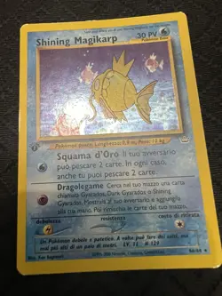 Pokemon Shining Magikarp Cosmo Holo ita prima 1a edizione first edition - Image 3