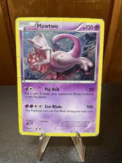 Pokemon TCG - Mewtwo XY Evolutions 101 - Black Star Promo - MP - Visible Crease - Image 1