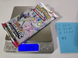 HEAVY 22.61g Prismatic Evolutions Booster Pack - Pokemon TCG - Sealed - Image 1