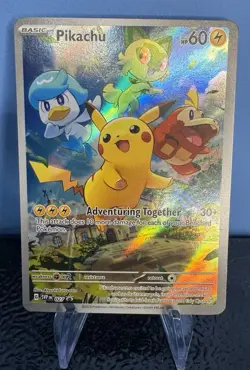 Pokemon - Black Star Promo - Paldea Pikachu #27 NM - Image 1