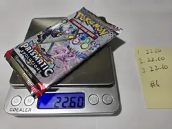 HEAVY 22.60g Prismatic Evolutions Booster Pack - Pokemon TCG - Sealed - Image 1