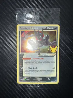 SEALED Pokemon Greninja Gold Star Holo Promo Black Star SWSH144 Celebrations - Image 1