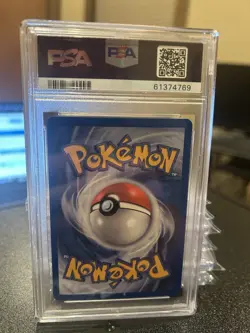 2001 Pokemon Black Star Movie Promo Entei #34 Reverse Foil PSA 9 - Image 2