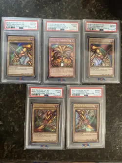Yu-Gi-Oh! TCG - Complete Exodia Set - 1st Edition Legendary Collection - PSA 8-9 - Image 1
