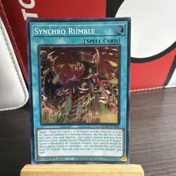 Yugioh! Synchro Rumble AGOV-EN060 Super Rare 1st Edition NM + BONUS HOLO - Image 1