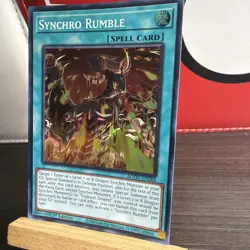 Yugioh! Synchro Rumble AGOV-EN060 Super Rare 1st Edition NM + BONUS HOLO - Image 2