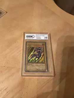 Yu-Gi-Oh! GAIA THE FIERCE KNIGHT LOB-006 GEM GRADED 10 GEM MINT UNLIMITED - Image 1