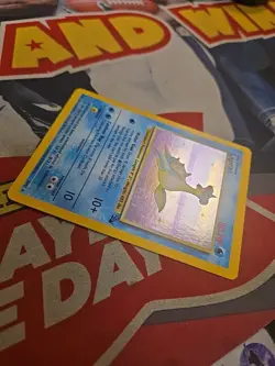 1999 Pokemon TCG Fossil Unlimited Lapras Mp/lp Holo Card 18/62 - Image 3