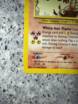Pokemon TCG Shining Charizard Neo Destiny Holo Card 107/105 - Image 2