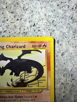 Pokemon TCG Shining Charizard Neo Destiny Holo Card 107/105 - Image 4