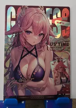 Yae Miko Genshin MR Card Private Girl Goddess Story Waifu Anime MR-05 - Image 1