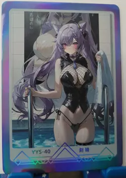 Keqing Genshin YYS Card Goddess Story No Doubt To Getting Wet Waifu Anime - Image 1