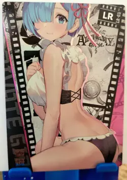 Rem Re:Zero LR Card Goddess Story Private Girl Waifu LR-03 - Image 1