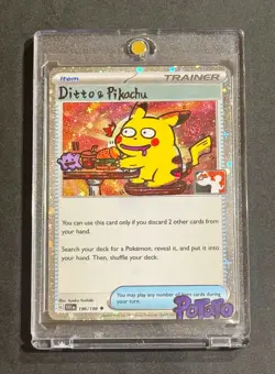 Pokemon Metamon Card Ditto Korean EXCLUSIVE Promo 173/SV-P Hand draw DIY 🌀🌀 - Image 1