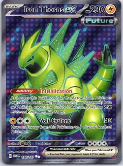 Iron Thorns ex 196/167 SV06: Twilight Masquerade - Pokemon Card - NM - Image 1