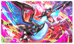 Mega Charizard X Board Game Pokemon Playmat Card Play Mat TCG CCG Pad Mousepad - Image 1